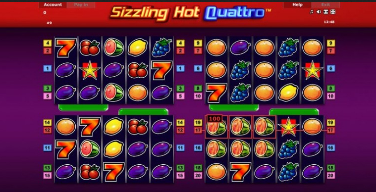 Sizzling Hot Quattro online