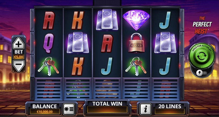 griglia slot machine the perfect heist